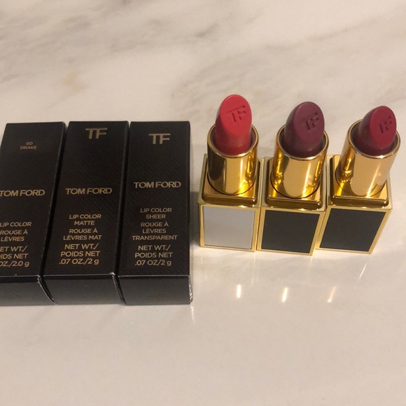 Lot Of 3 Tom Ford Boy Lipsticks New Nwt